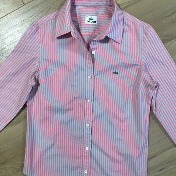 Lacoste women’s size small dress shirt - Picture 2 of 2